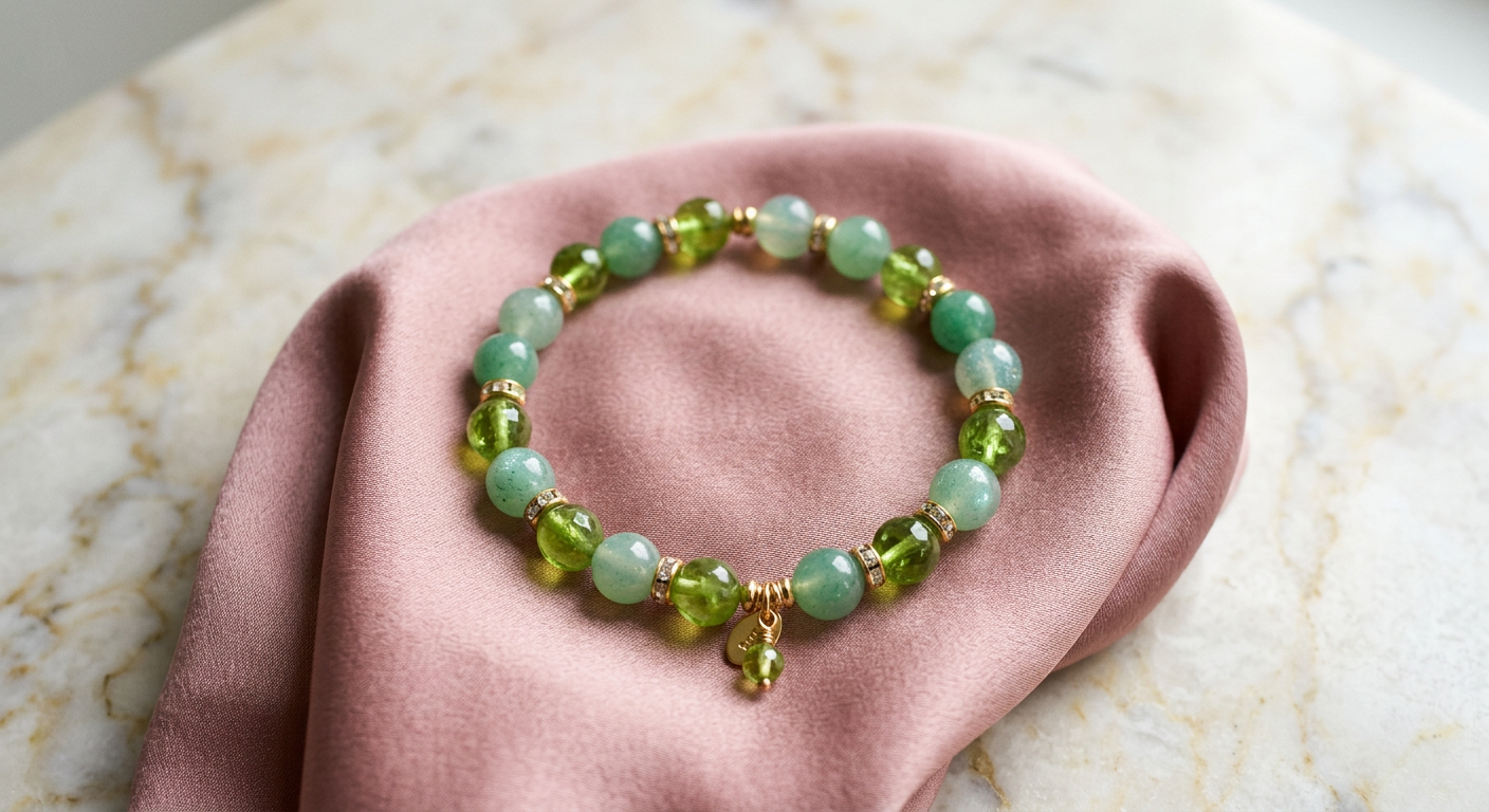 Peridot Green Aventurine Mixer