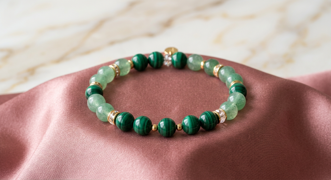 Malachite Green Aventurine Mixer
