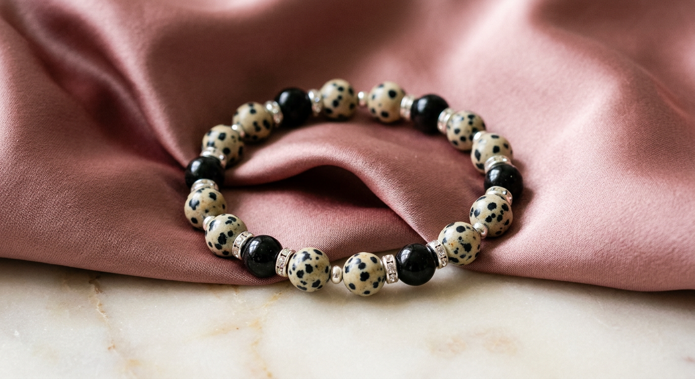 Dalmatian Jasper Tourmaline Mixer