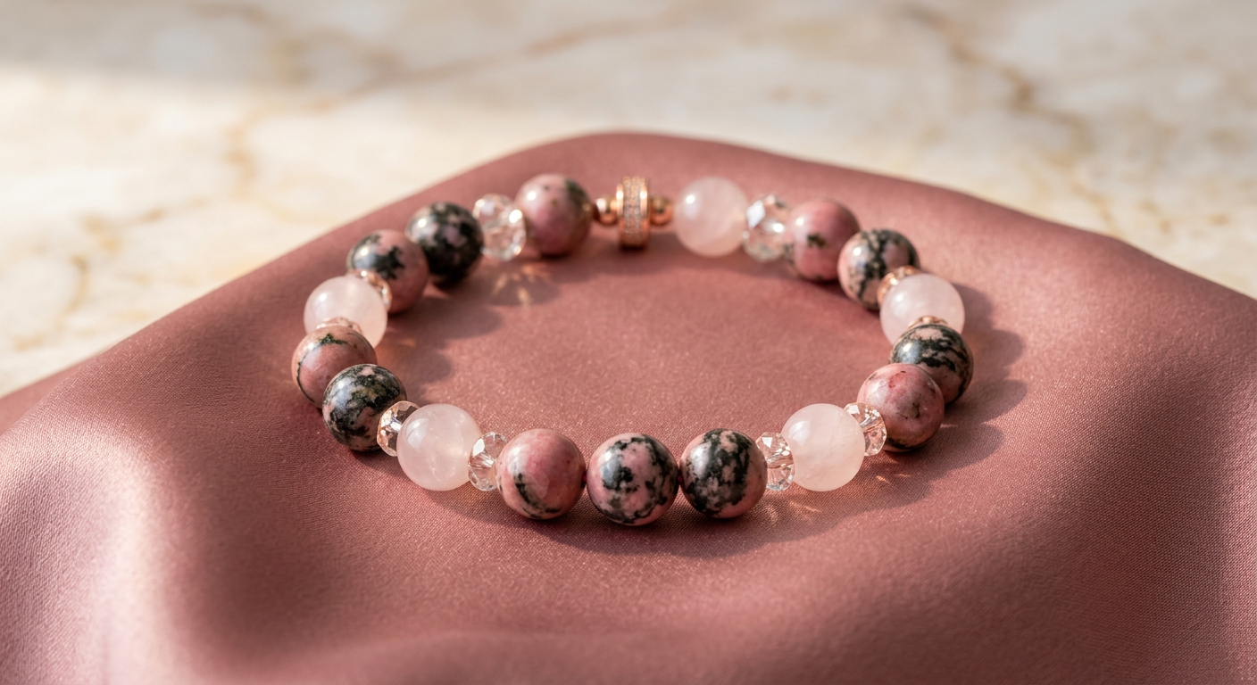 Rhodonite Rose Quartz Mixer