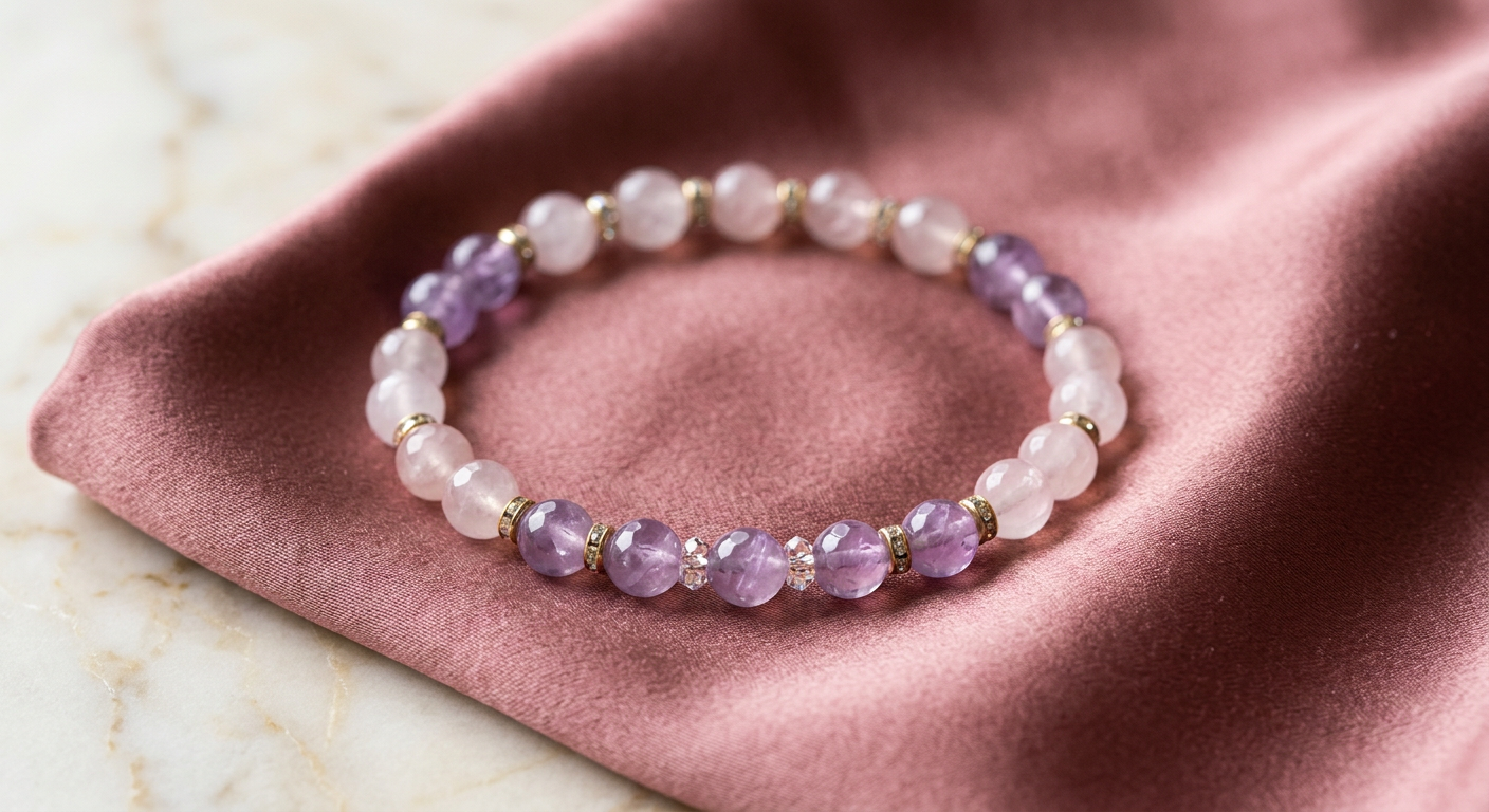 Rose Quartz Amethyst Mixer