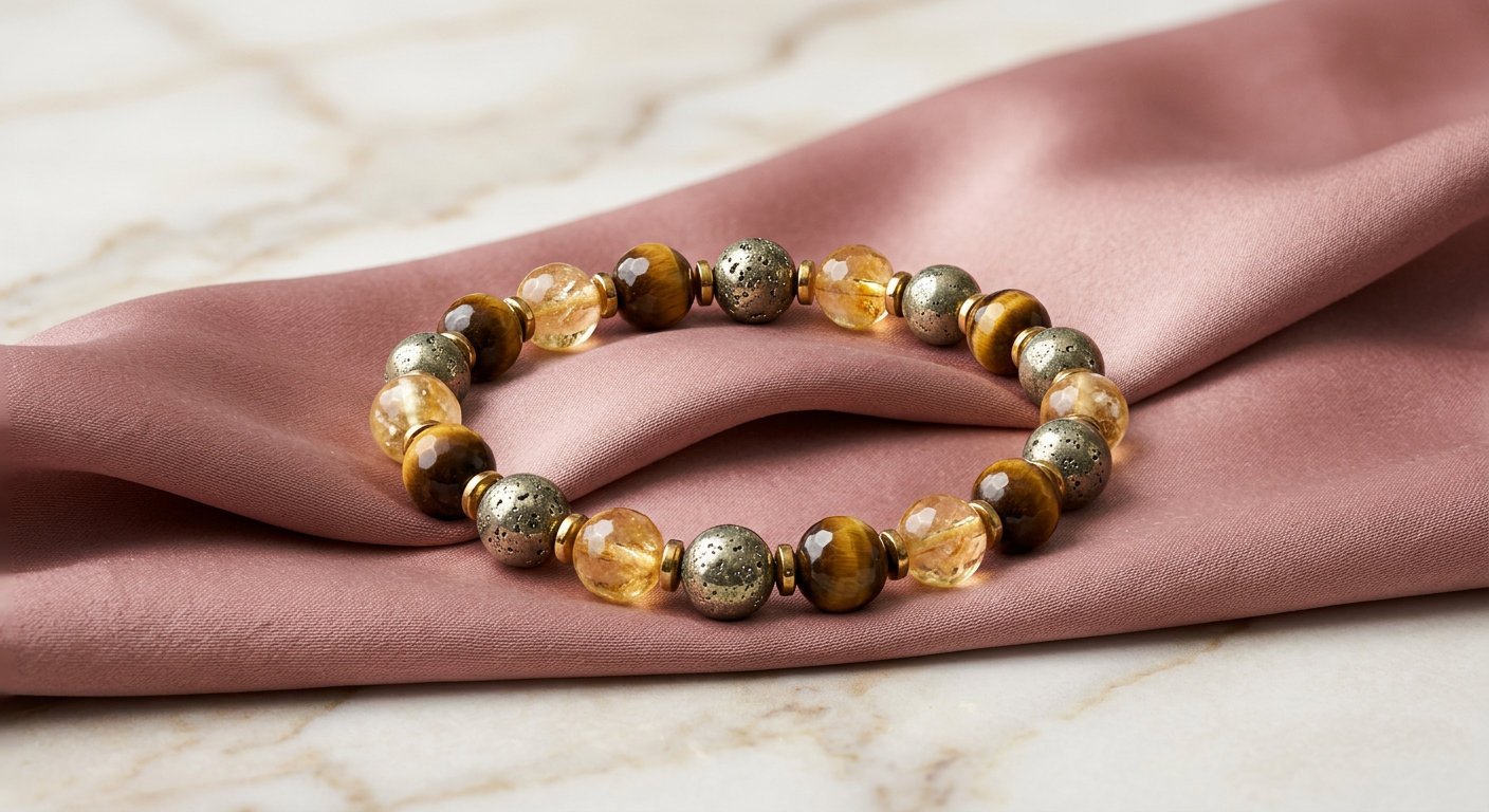 Pyrite Citrine Tiger Eye Mixer