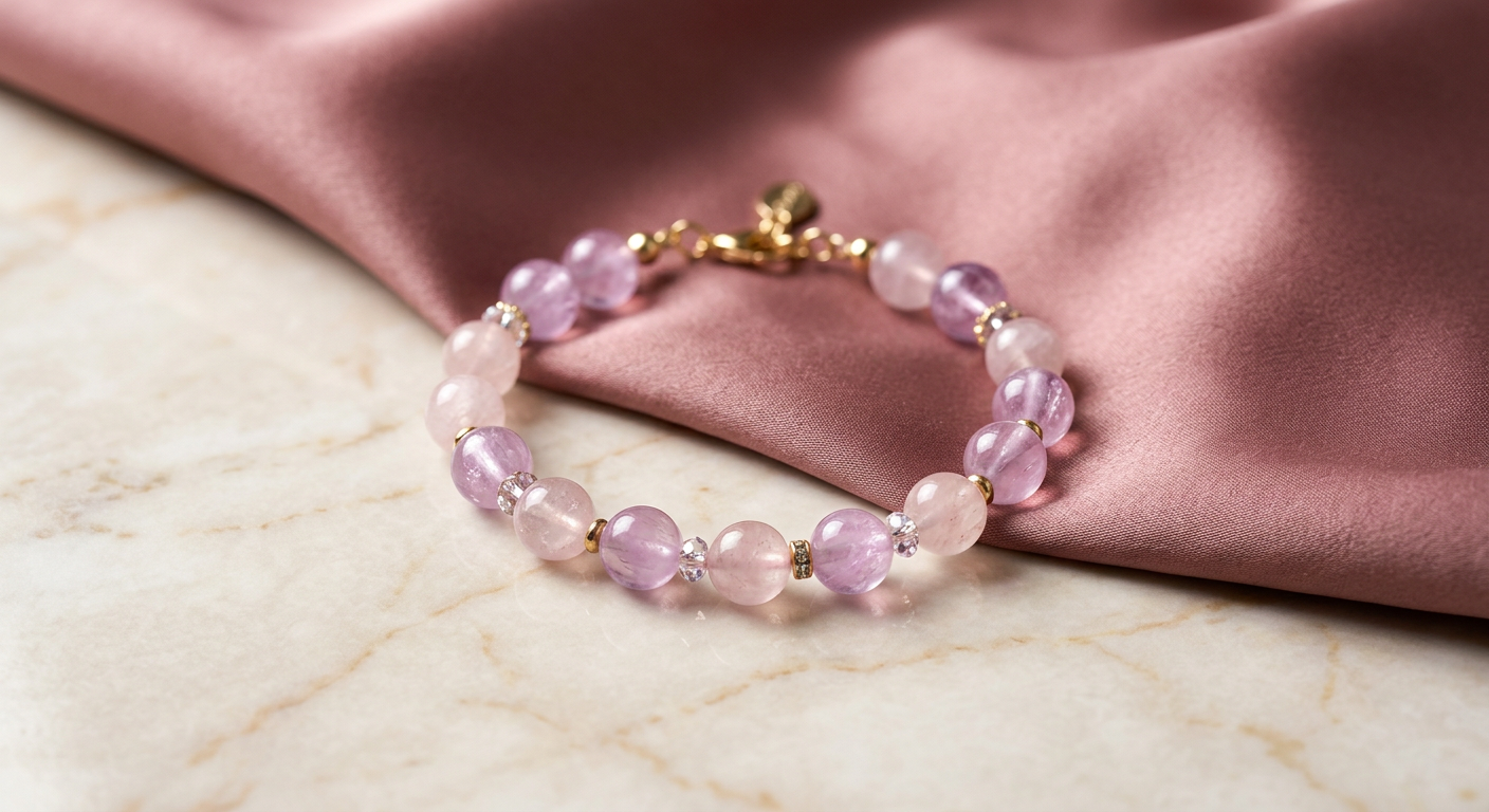 Kunzite Rose Quartz Mixer