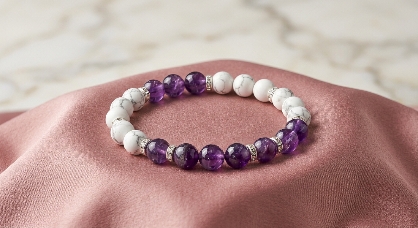 Howlite Amethyst Mixer