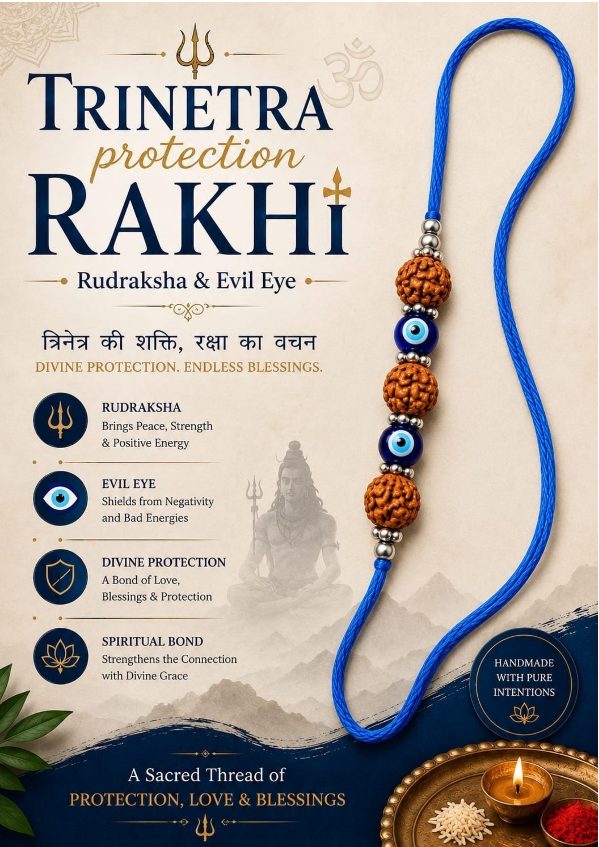 Trinetra Protection Rakhi