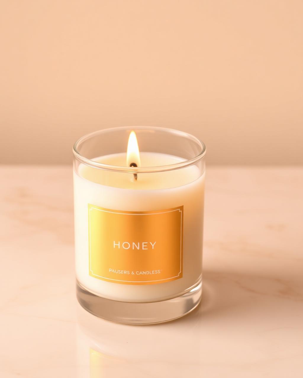 Gold & Honey Prosperity Candle